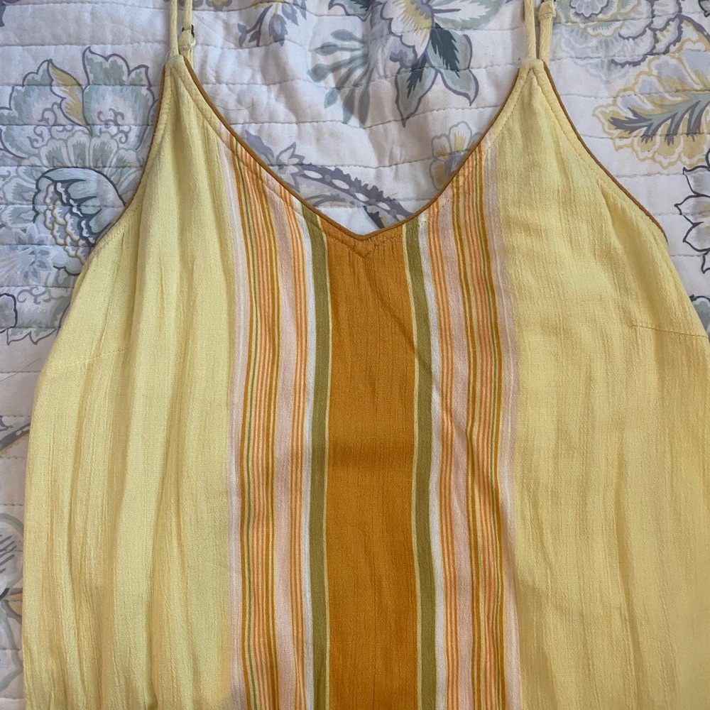 O’Neill Yellow Multi Color XS Maxi Dress - Picture 7 of 7